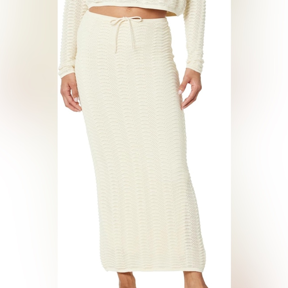 The Drop Women's Makayla Crochet Maxi Skirt